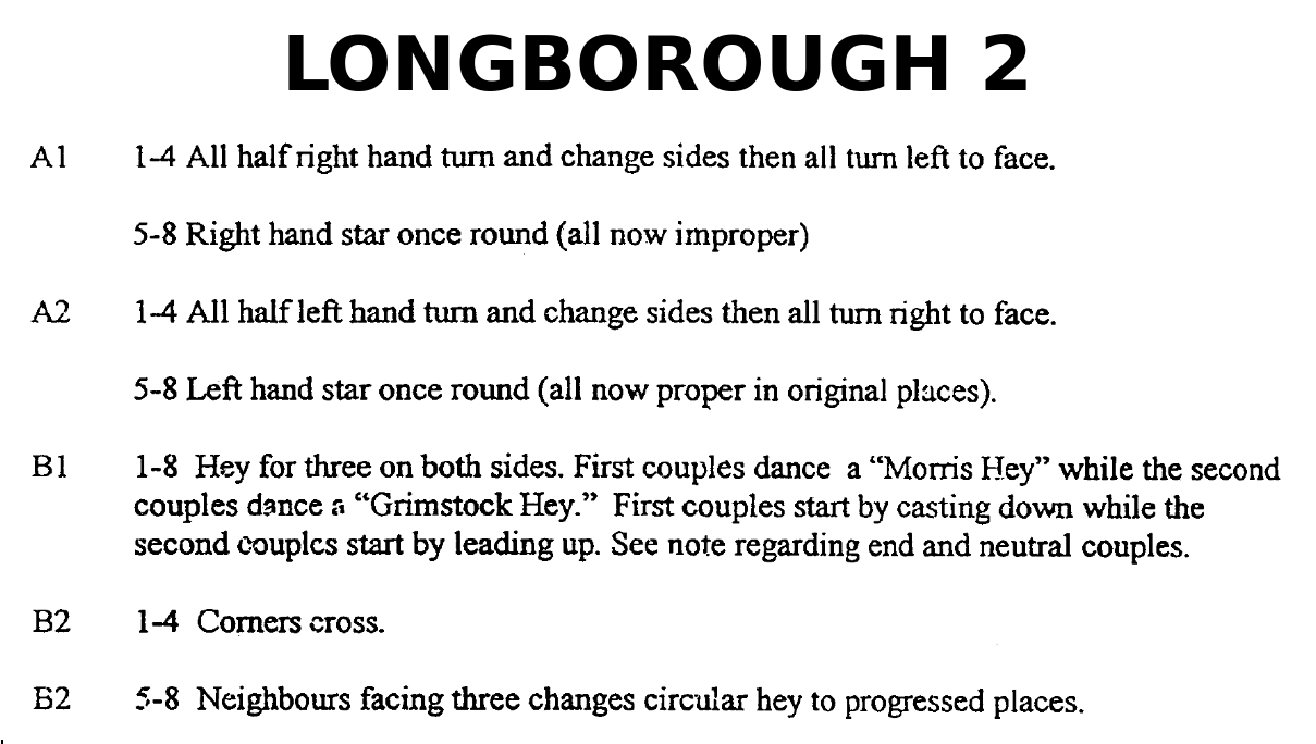 Longborough 2 (dance)